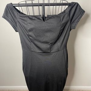Black Off The Shoulder Dress